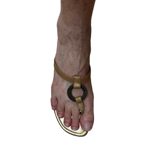 Manolo Blahnik Thong Sandals - Size 9,5 /Euro 39 1/2