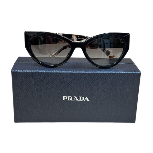 Prada - SPR 03W Black/Light Havana Sunglasses