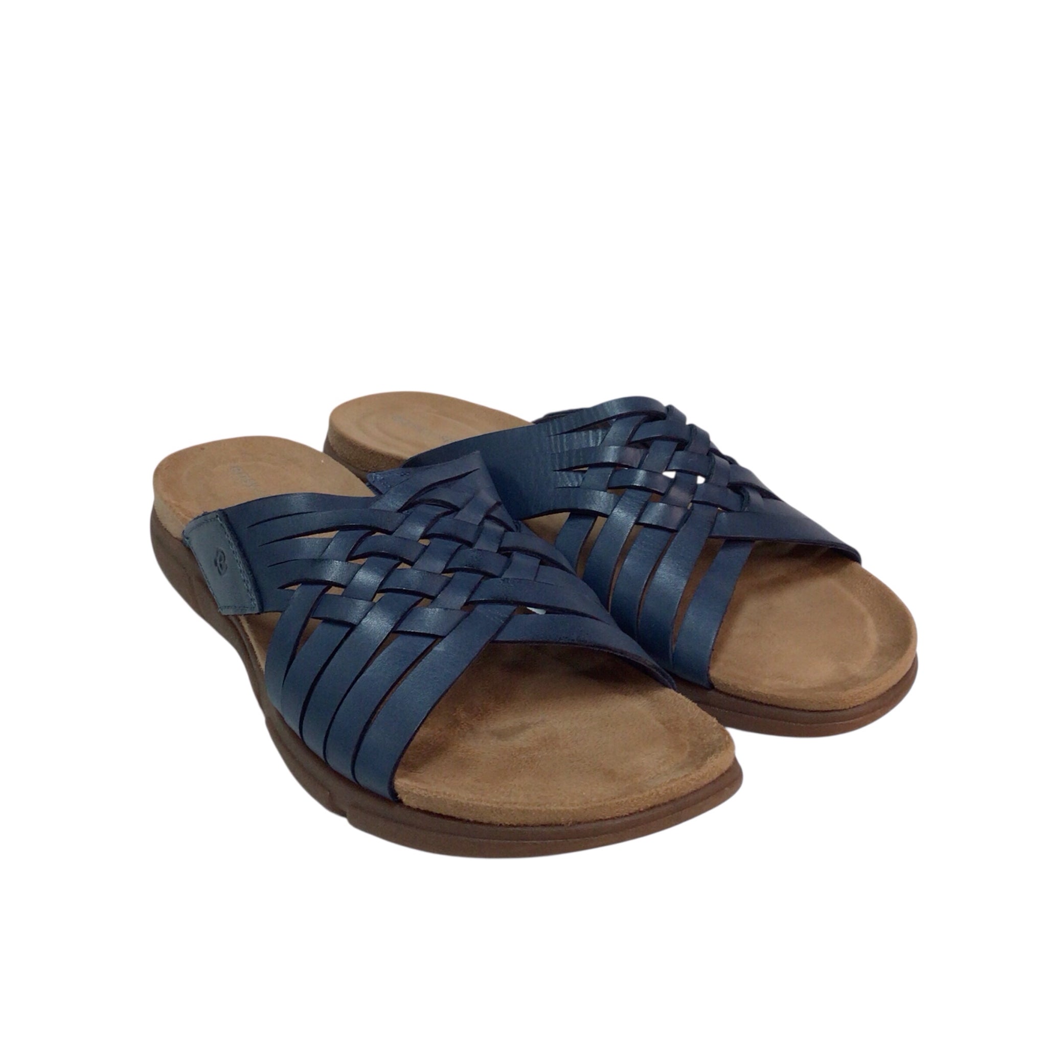 Easy Spirit Navy Meadow Slip On Sandals Size 9.5M