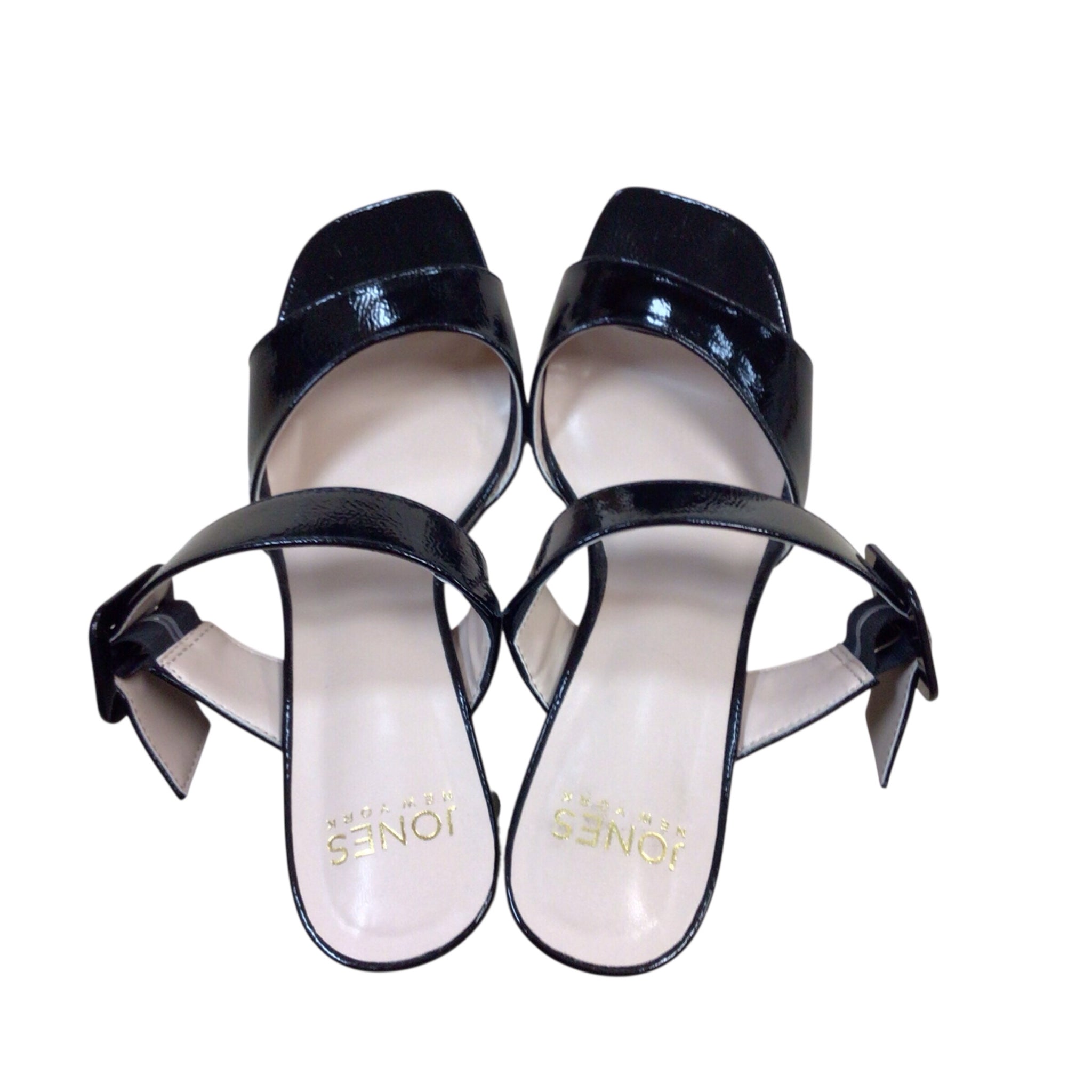 Jones New York Black Earleena Block Heel Sandals - Size 10 M