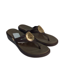 Load image into Gallery viewer, Crocs Sanrah Wedge Sandals Size 7