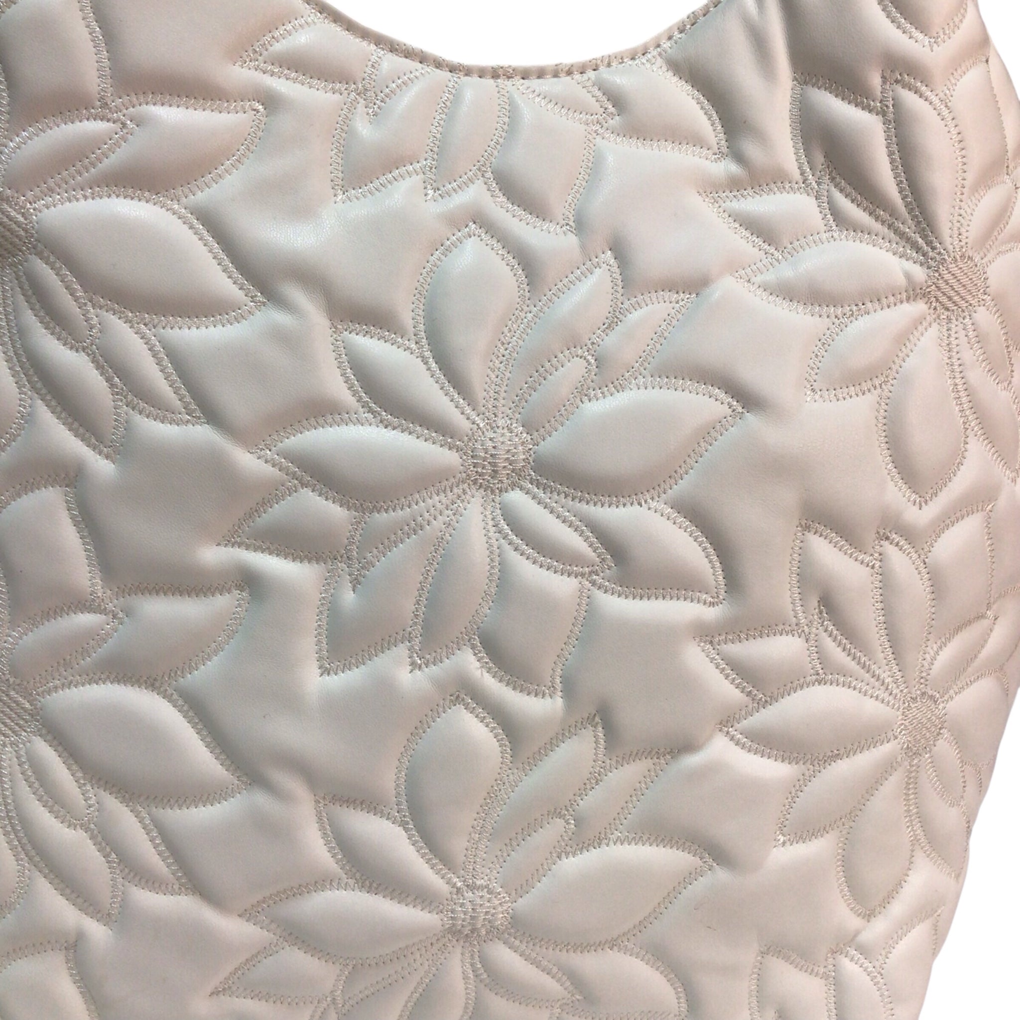 White Vegan Leather Handbag NWT