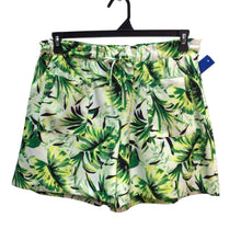 Load image into Gallery viewer, Nine West Green And Yellow Leaves Shorts Size L