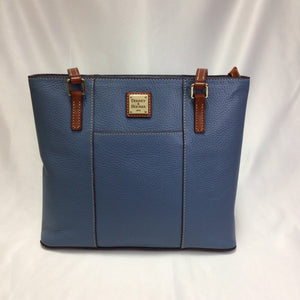 Dooney & Bourke Periwinkle Pebbled Lexington Shoulder Bag