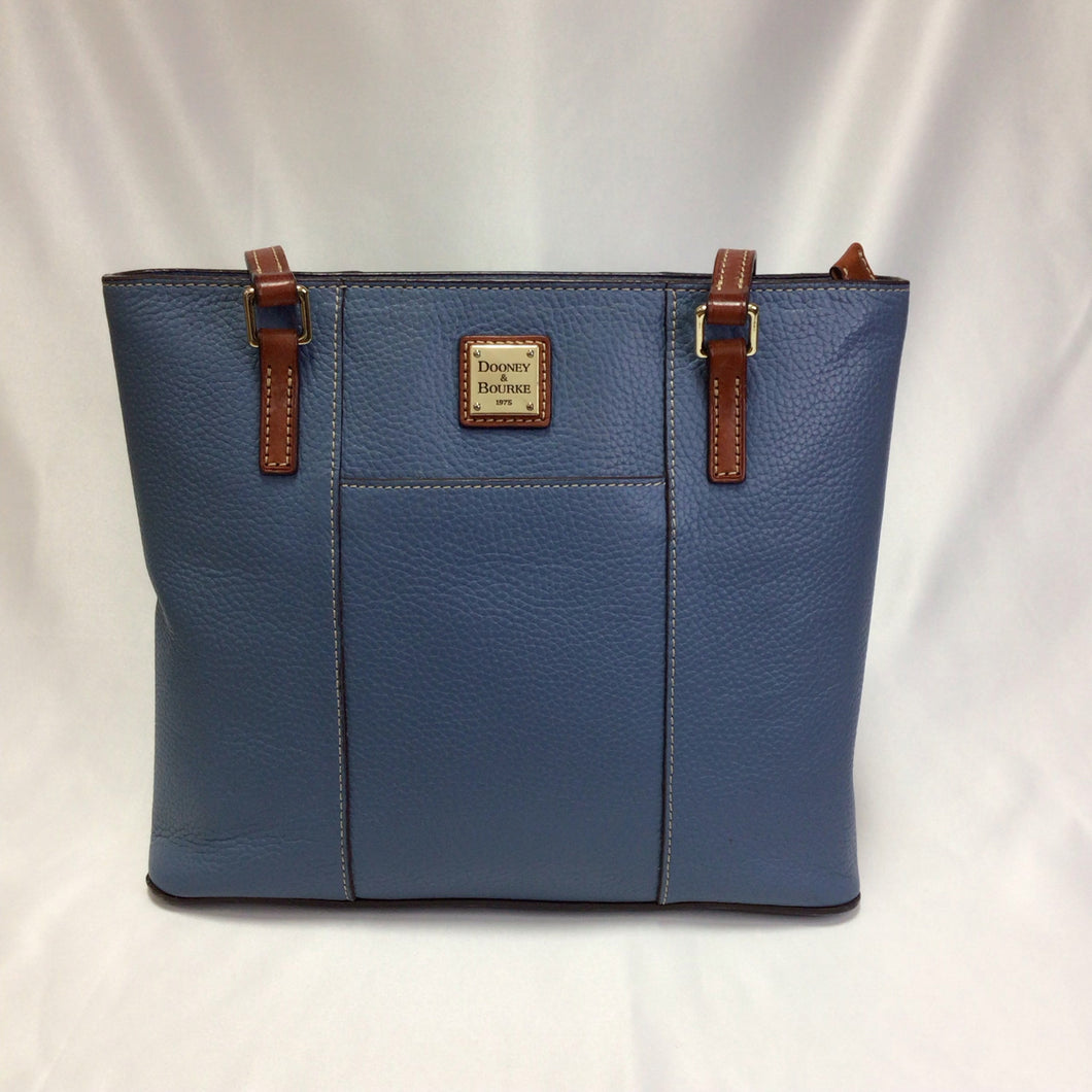 Dooney & Bourke Periwinkle Pebbled Lexington Shoulder Bag