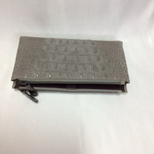 Load image into Gallery viewer, Large Gray Brahmin Wilmington Wallet