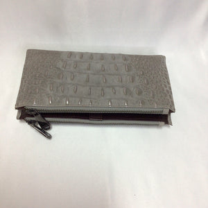 Large Gray Brahmin Wilmington Wallet