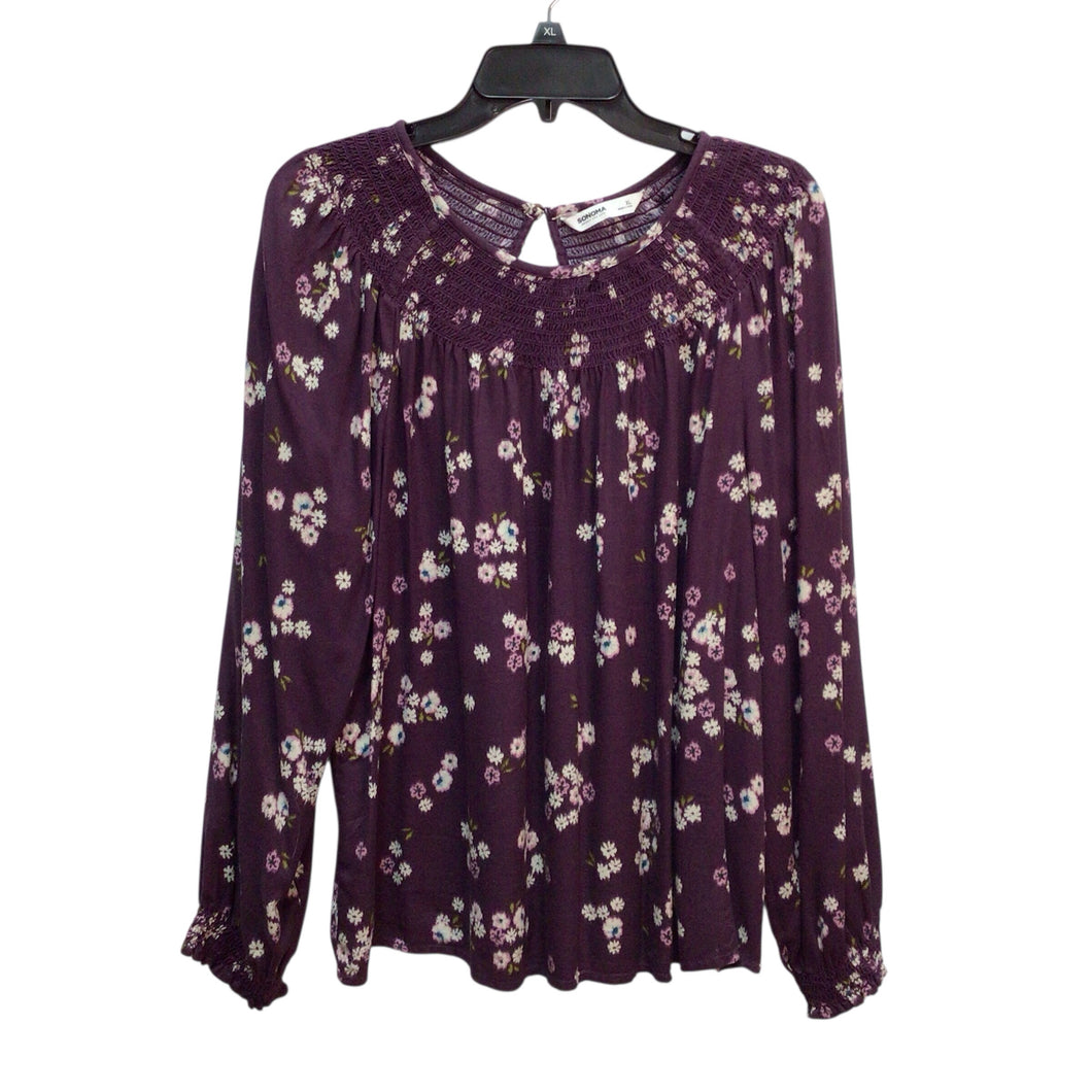 Sonoma Purple Long Sleeve Top Size XL