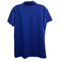 Load image into Gallery viewer, Nike Blue Short Sleeve Collared Athletic Top Size L