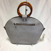 Load image into Gallery viewer, Patricia Nash Gray Satchel