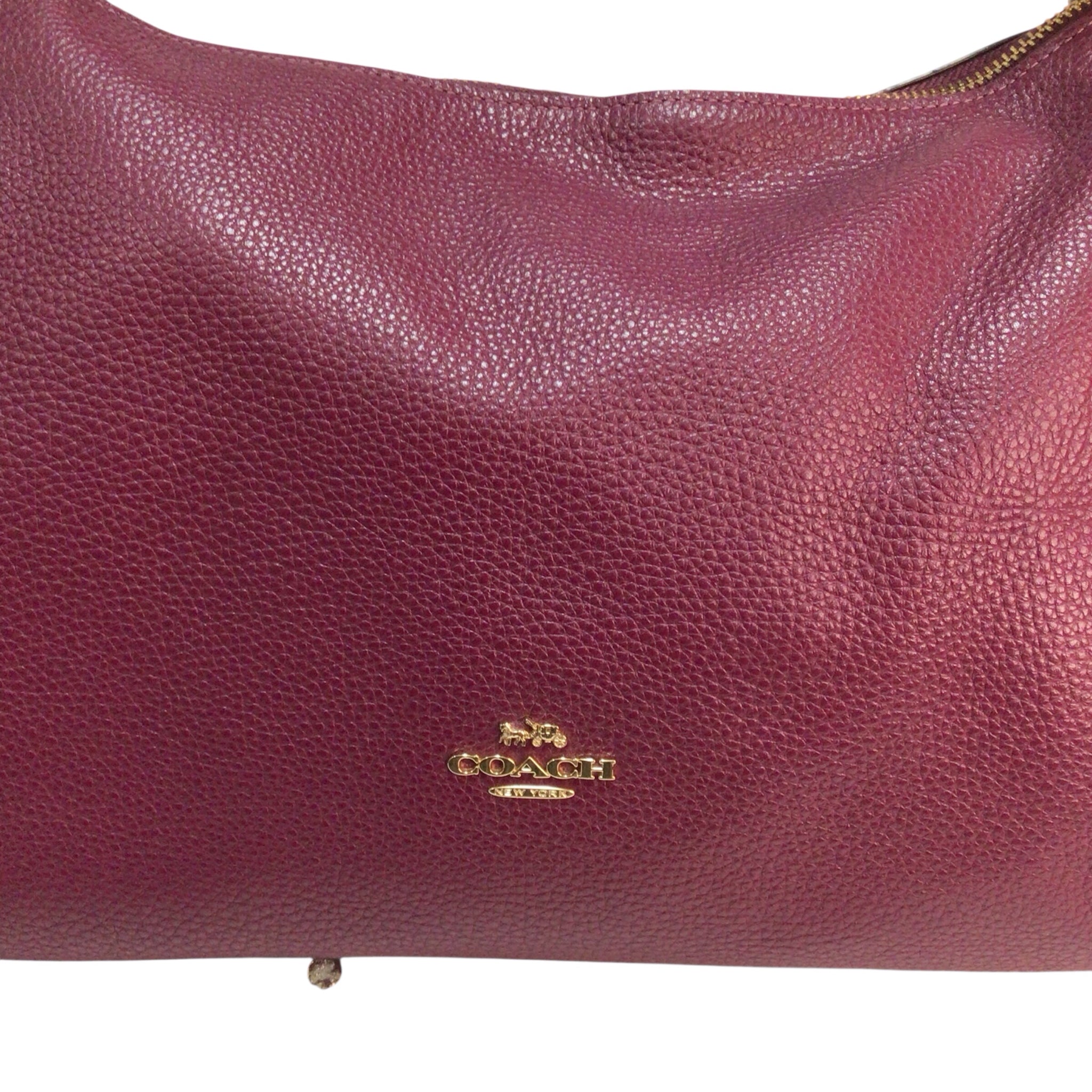 Coach Pebbled Leather "Mia" Shoulder Bag