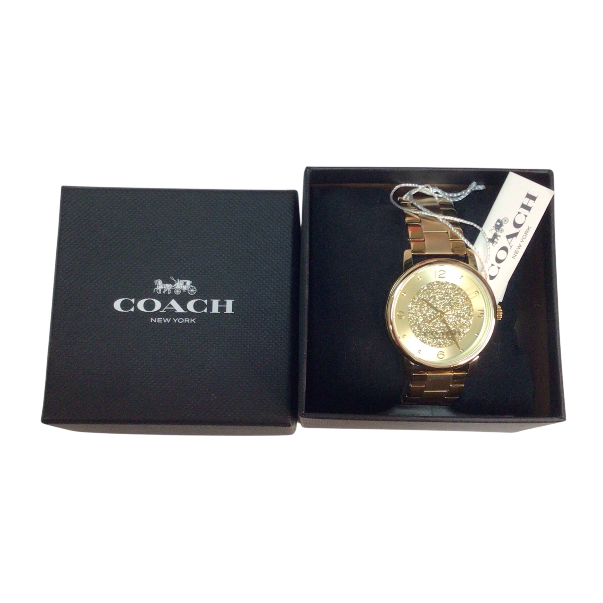 Coach Gold Toned Metal Watch NWT