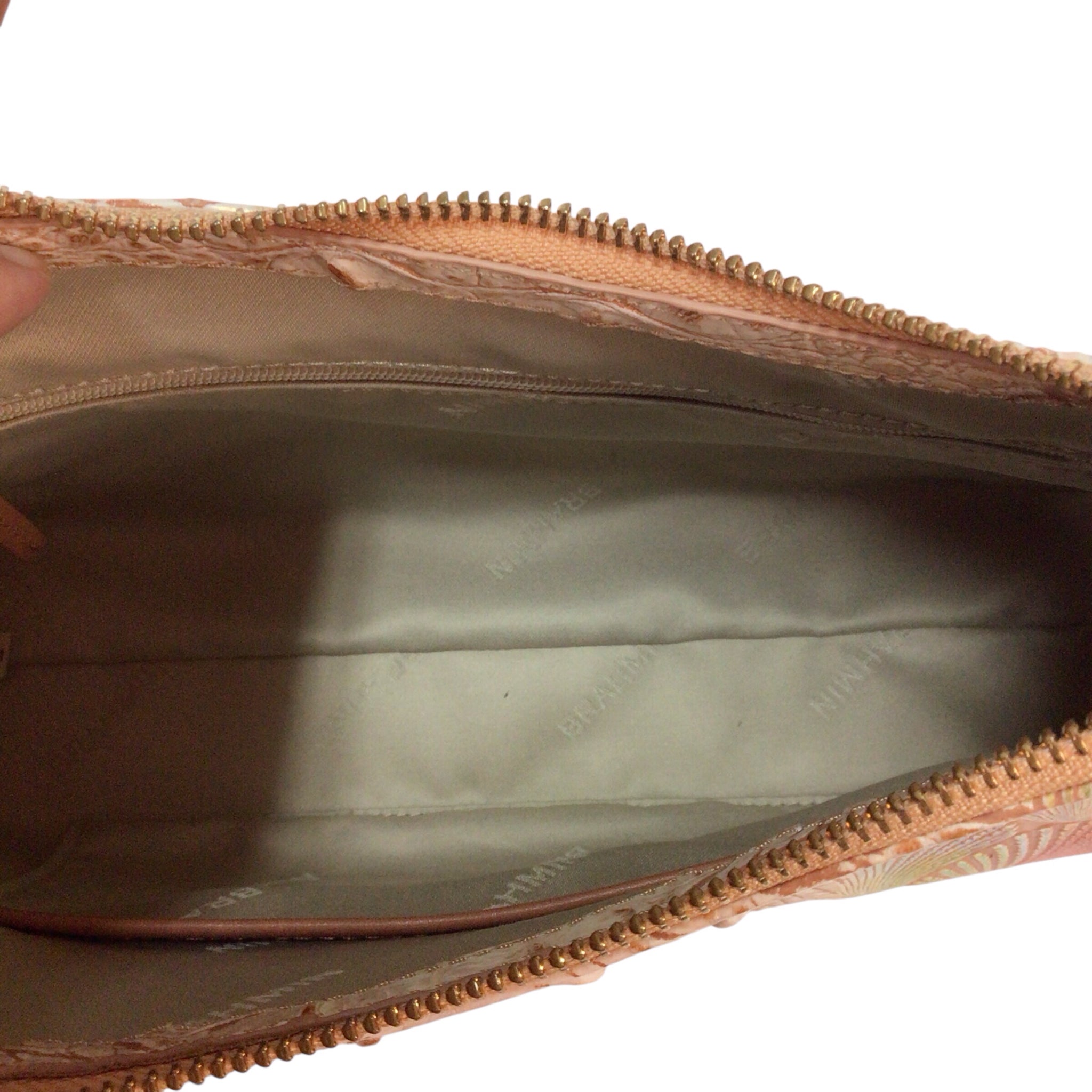 Brahmin Katie Scallop Bondi Coral Rainbow Shoulder Crossbody Bag