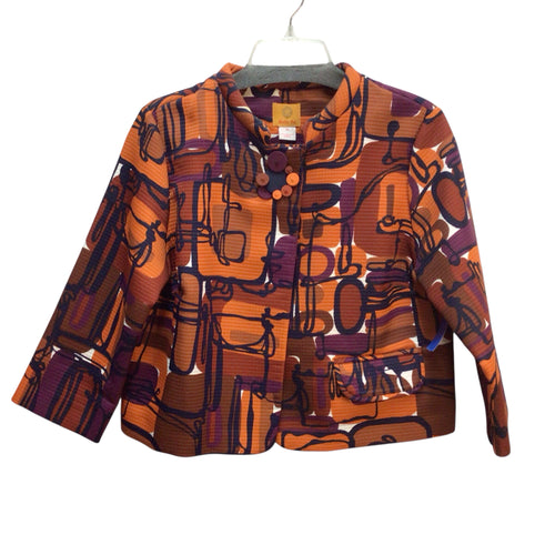 Ruby Rd Long Sleeve Jacket Size 10 Medium