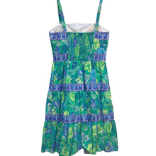 Load image into Gallery viewer, Lilly Pulitzer Casidee Cotton Dress Botancial Green Size 4 NWT