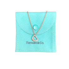Load image into Gallery viewer, Tiffany &amp; Co. Elsa Peretti Open Heart 7&quot; Long Bracelet in Sterling Silver