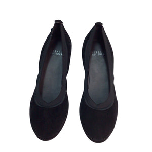 Stuart Weitzman Suede Black Heels Size 7/7.5 M
