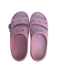 Load image into Gallery viewer, Crocs Pink Open Toe Sandals Slides Size 6 NWT