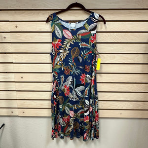 Cupio Sleeveless Floral Dress - Size Large