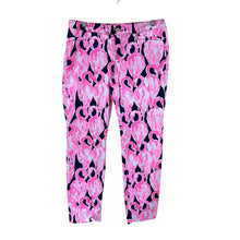 Load image into Gallery viewer, Lilly Pulitzer Flamingo Skinny Ankle Pants Size 10