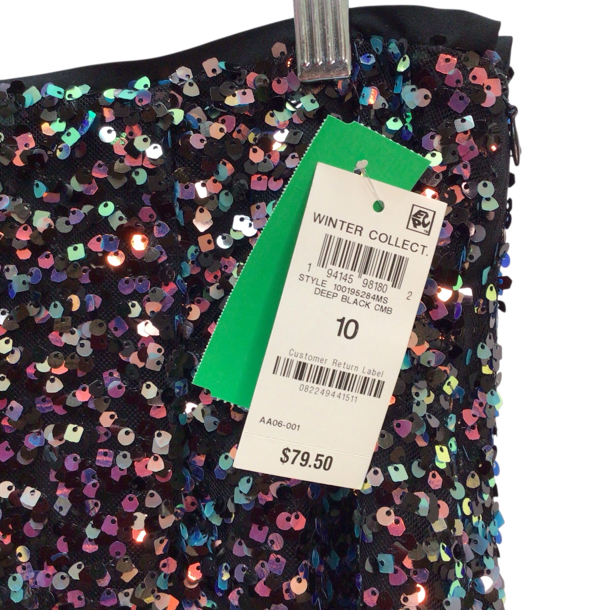 On 34th Sequin Skirt Size 10 NWT
