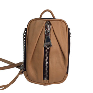 Aimee Kestenberg Leather Chill Out Phone Crossbody Bag Light Brown