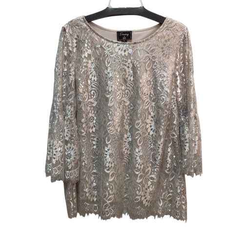 Evening By Eci Long Sleeve Top Size XL