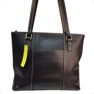 Dooney & Bourke Black Pebbled Leather Shoulder Bag