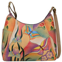 Load image into Gallery viewer, Anuschka Large Multi Pocket Hobo Handbag - 8060