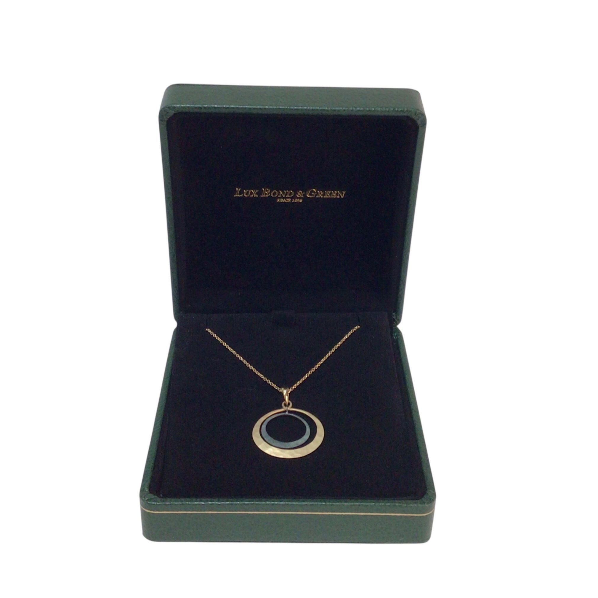 Toby Pomeroy 14K Gold Eclipse Necklace