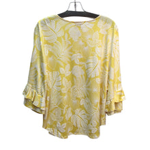 Load image into Gallery viewer, Ruby Rd Yellow Long Sleeve Top Size PL