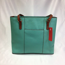 Load image into Gallery viewer, Dooney &amp; Bourke Teal Pebbled Lexington Shoulder Crossbody Bag