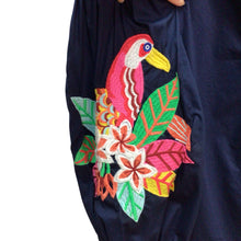 Load image into Gallery viewer, Crown &amp; Ivy Navy Parrot Long Sleeve Top Size M NWT