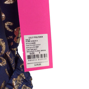 Lilly Pulitzer Kasslyn Elbow Sleeve Dress Size 4 NWT