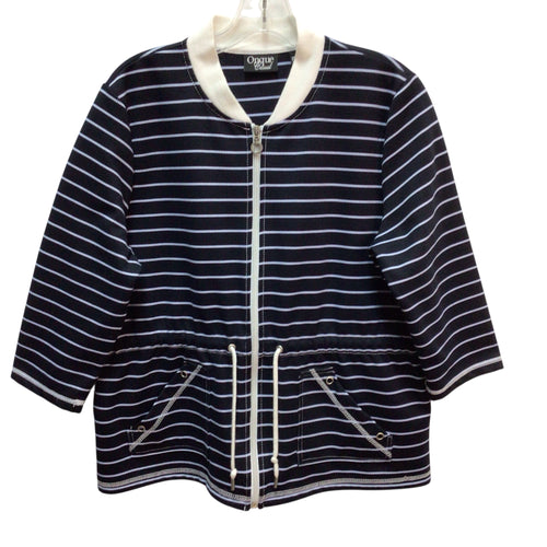 Onque Navy Blue Stripe Jacket Size PXL