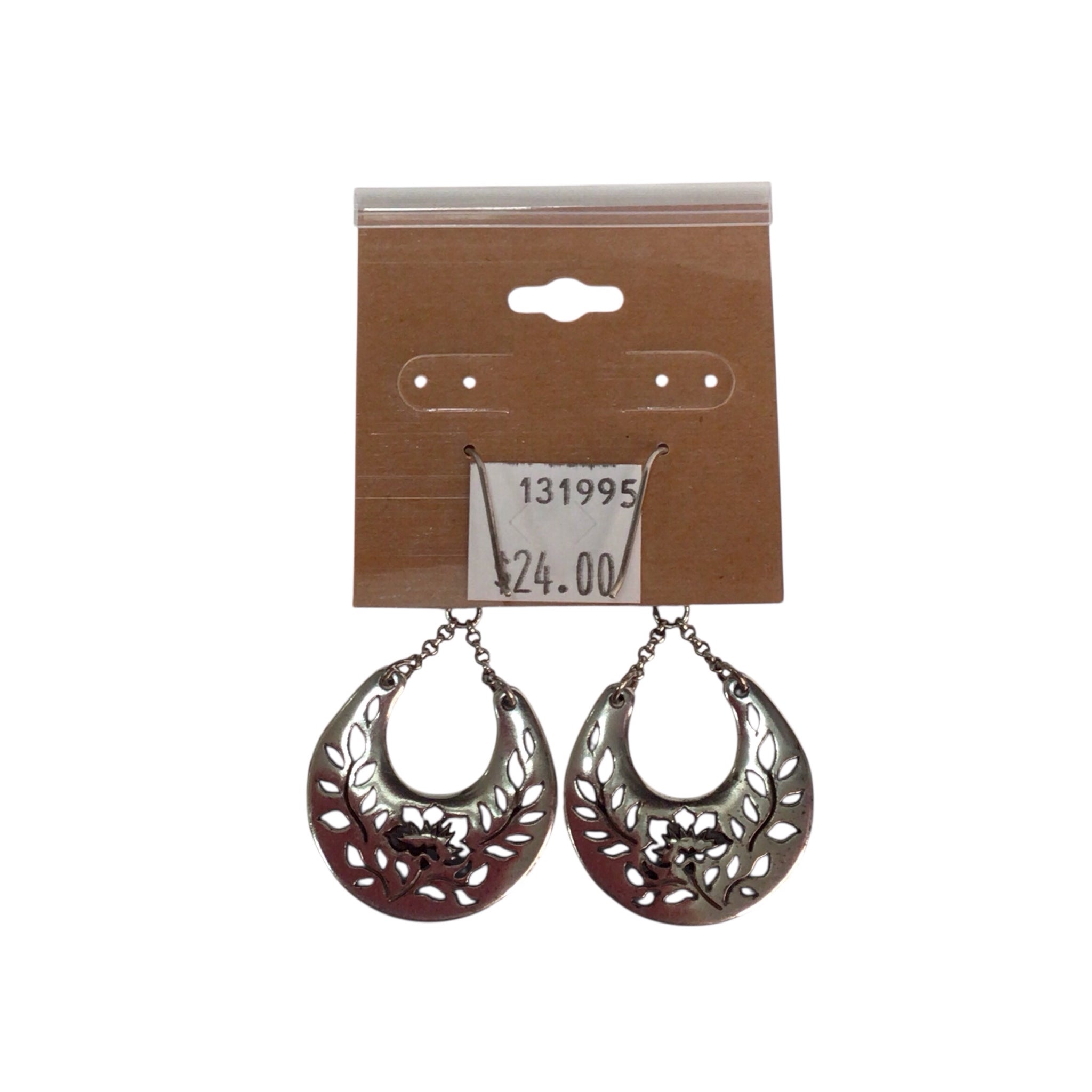 Brighton Mira Floral Laser Cut Flower Dangle Earrings