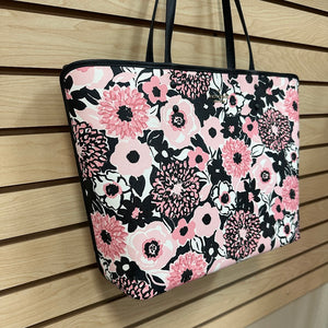 Kate Spade New York Dahlia Floral Tote Pink Multi