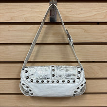 Load image into Gallery viewer, Ed Hardy Small Studded Handbag White Silver
