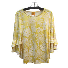 Load image into Gallery viewer, Ruby Rd Yellow Long Sleeve Top Size PL