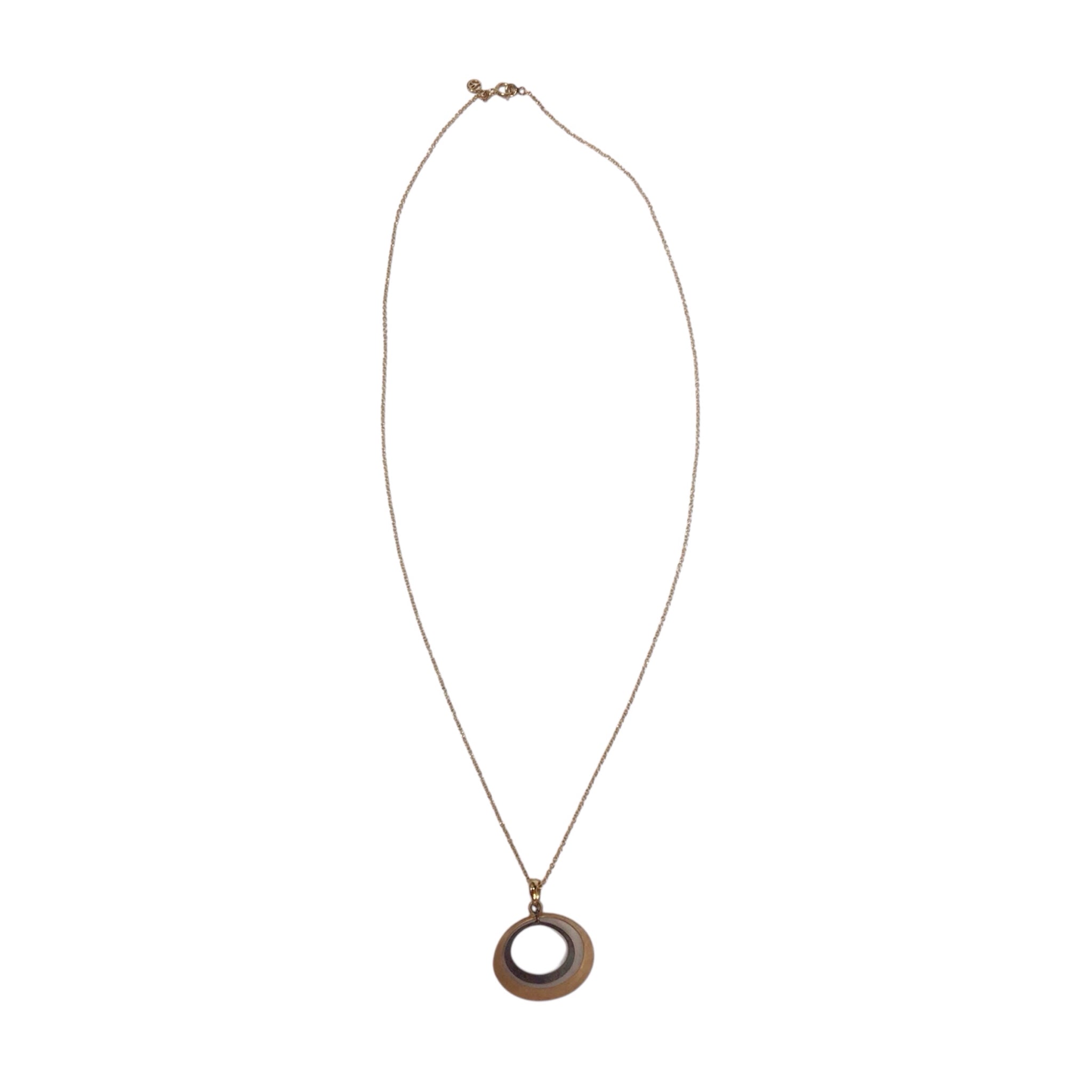 Toby Pomeroy 14K Gold Eclipse Necklace