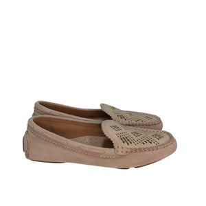 Donald Pliner Rebina Loafer Suede Sand Size 8