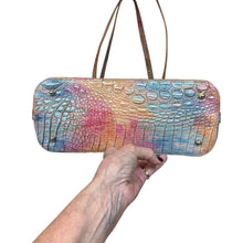 Load image into Gallery viewer, Brahmin Croc Embossed Leather Medium Asher Shoulder Bag Handbag