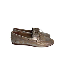 Load image into Gallery viewer, Lucky Brand Tineera Tan Gold Suede Loafers Size 8.5 M