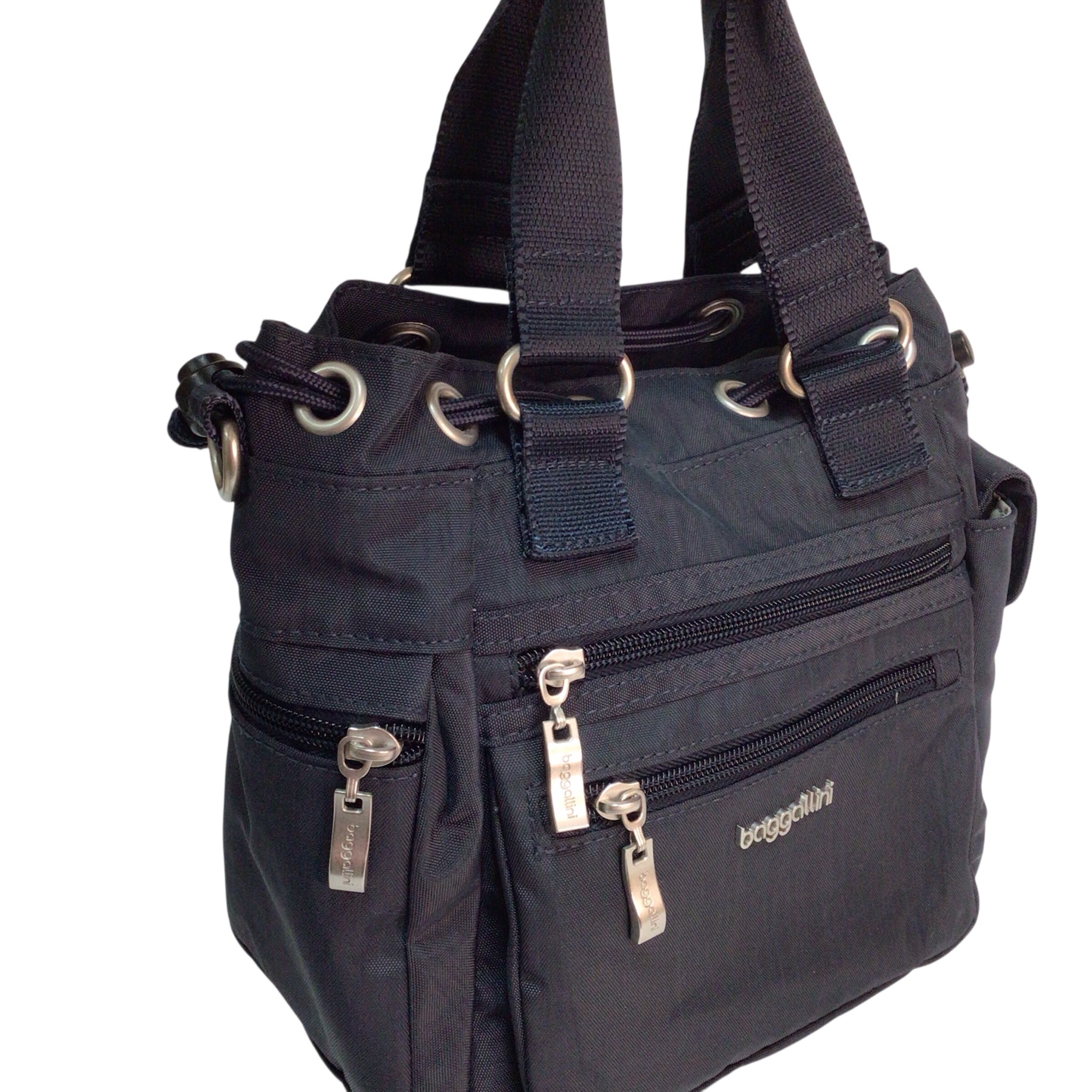 Baggallini Crossbody Shoulder Bag Satchel Navy