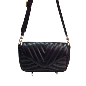 Ant Expedition Black Fold-Over Crossbody Bag NWT