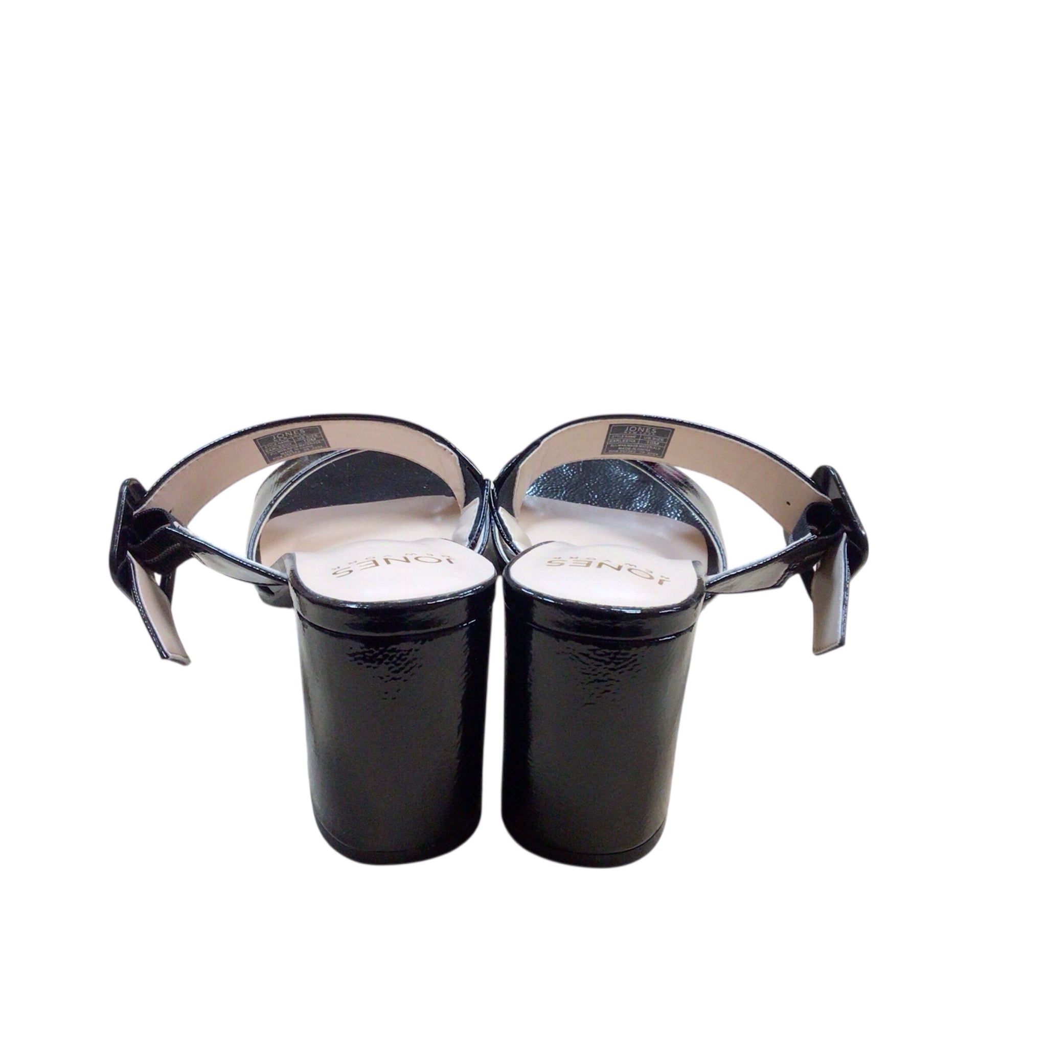 Jones New York Black Earleena Block Heel Sandals - Size 10 M