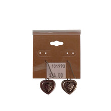 Load image into Gallery viewer, Brighton Aurora Heart Two Tone Reversible Silver Gold Plate Earrings