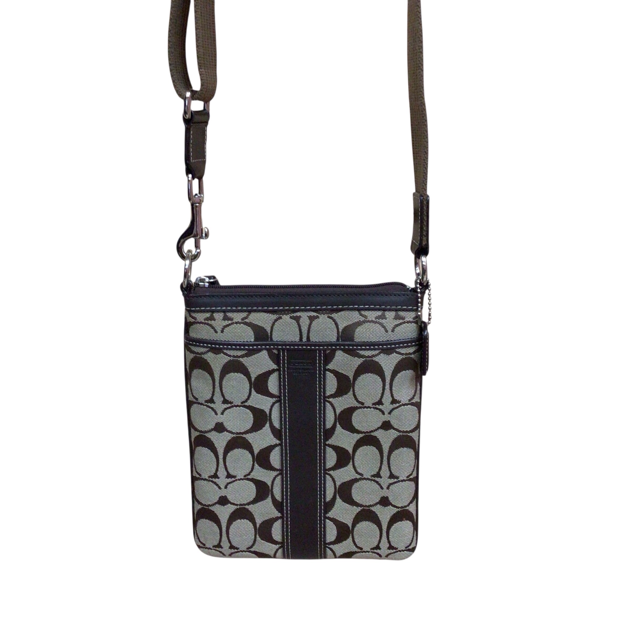 Coach Signature Crossbody Bag Brown