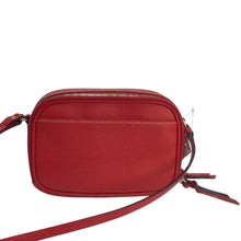 Load image into Gallery viewer, Dooney &amp; Bourke Red Sawyer Dual Zipper Crossbody Bag