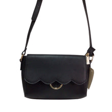 Load image into Gallery viewer, Fashion Black Top Fold Crossbody Bag